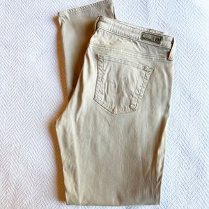 AG Adriano Goldschmied Stilt Cigarette Leg 32R, tan